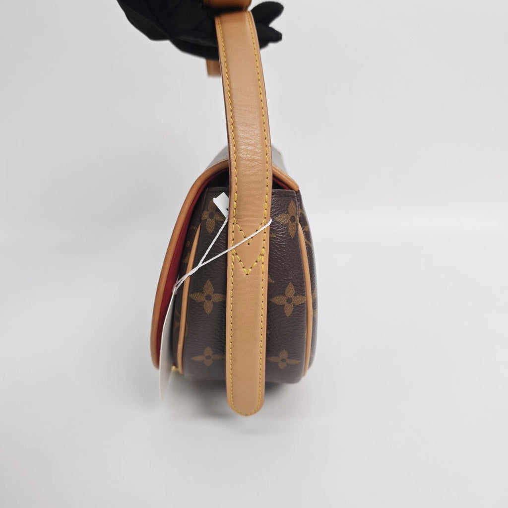 Louis Vuitton Canvas Monogram Tambourin Saddle Crossbody Bag For Women