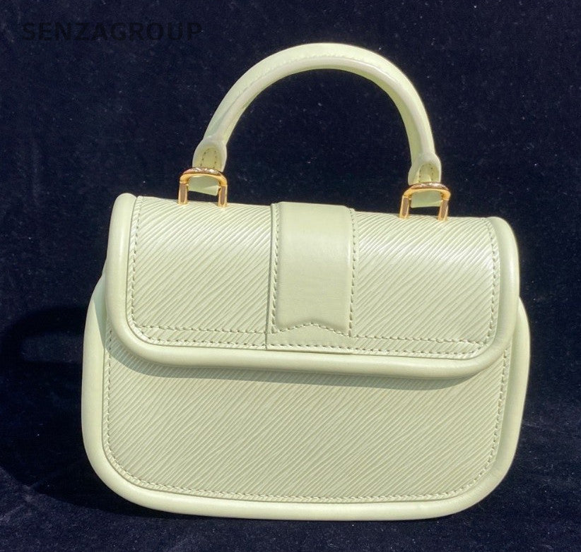 Louis Vuitton Hide And Seek Epi Top Handle Crossbody Green Gold Women Classic