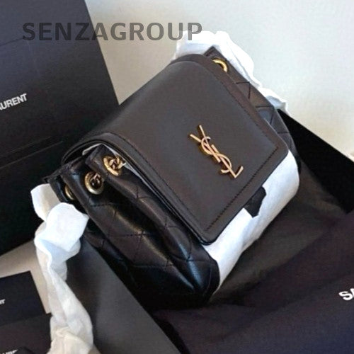 YSL Saint Laurent mini Nolita Diamond pattern Chain Strap Crossbody Brand NEW
