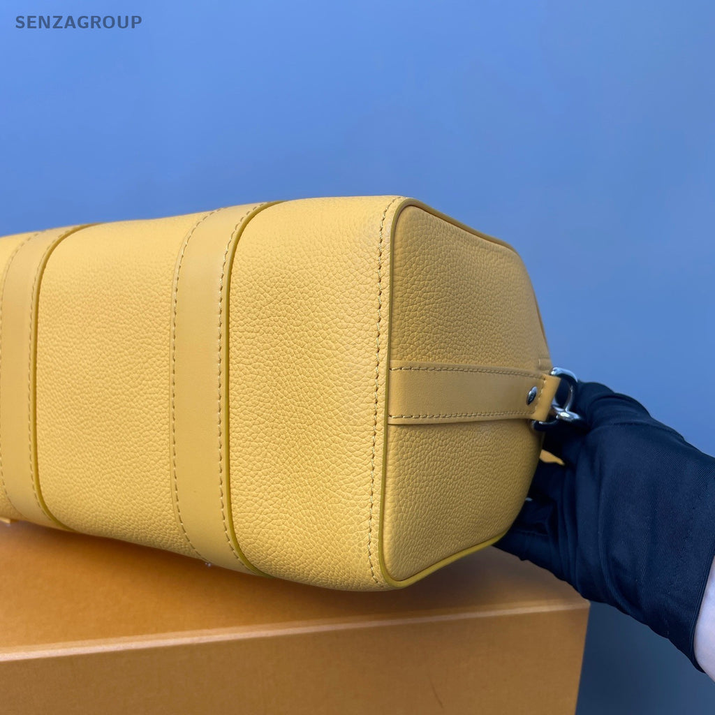 Louis Vuitton City keepall Aerogram Leather Shoulder bag Turmeric yellow
