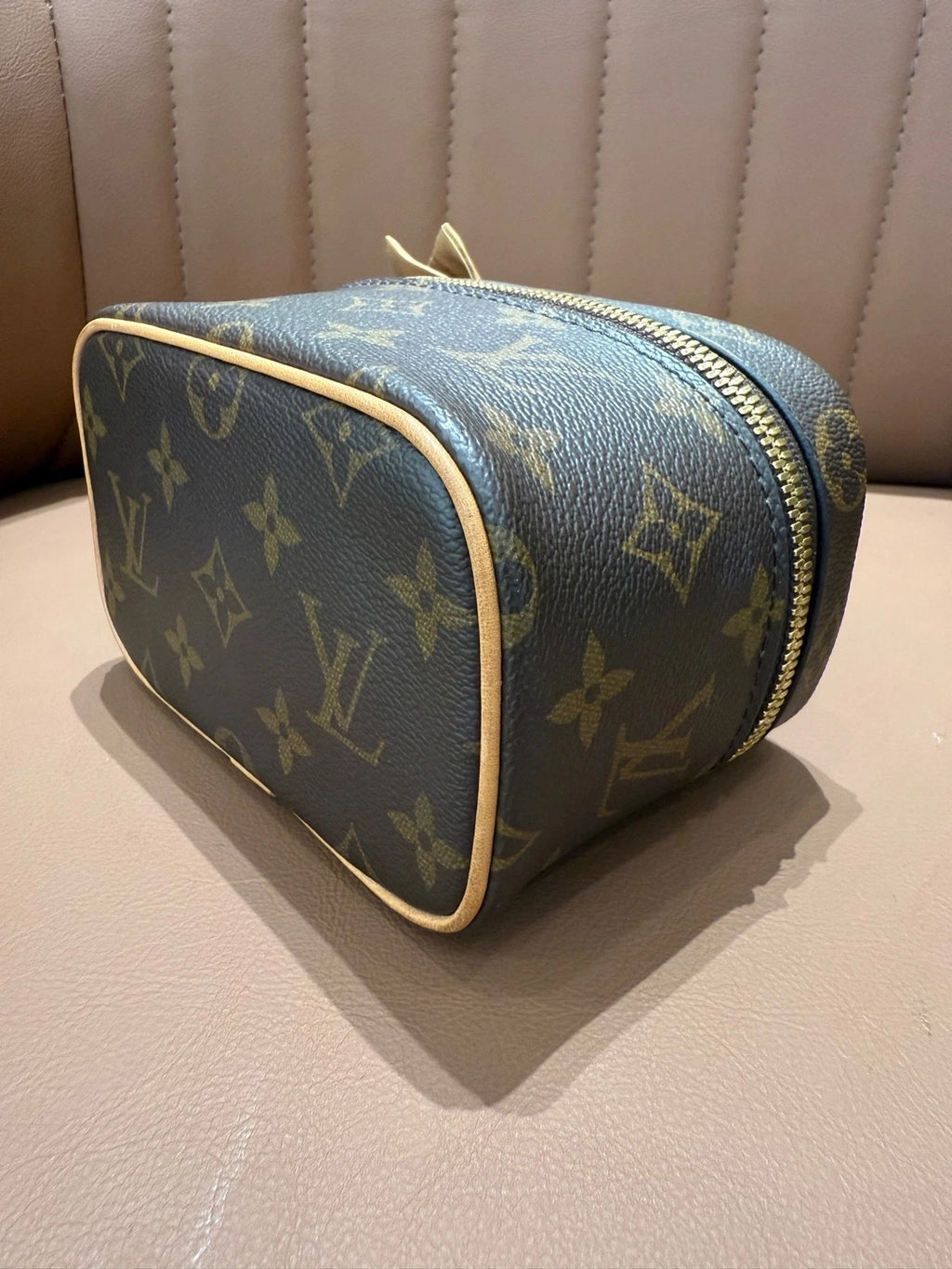 Louis Vuitton Nice Nano Mini Canvas Cosmetic Clutch Bag For Women
