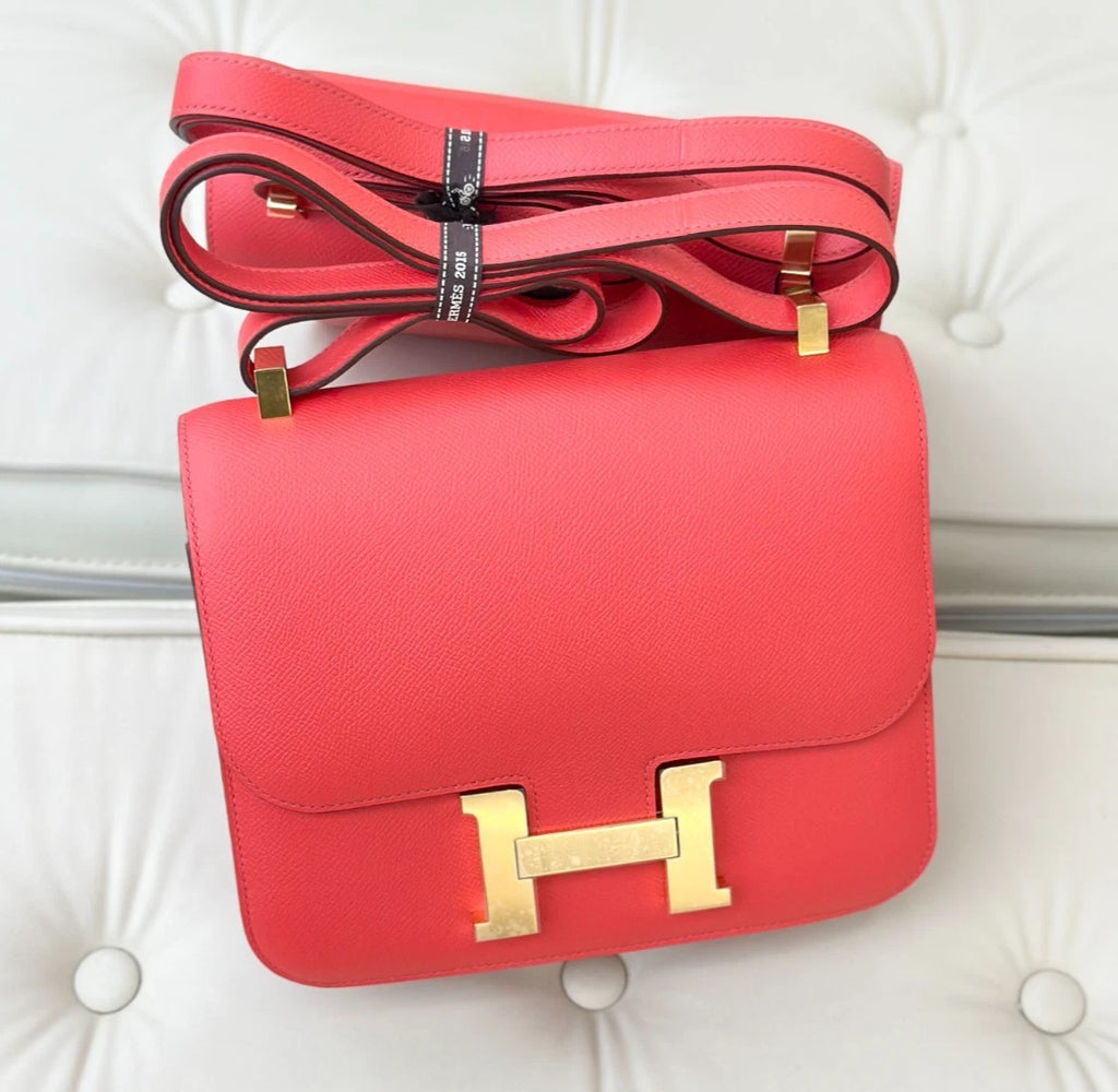 Hermes Constance24 Epsom Shoulder Bag Crossbody Bag Women Fashion S