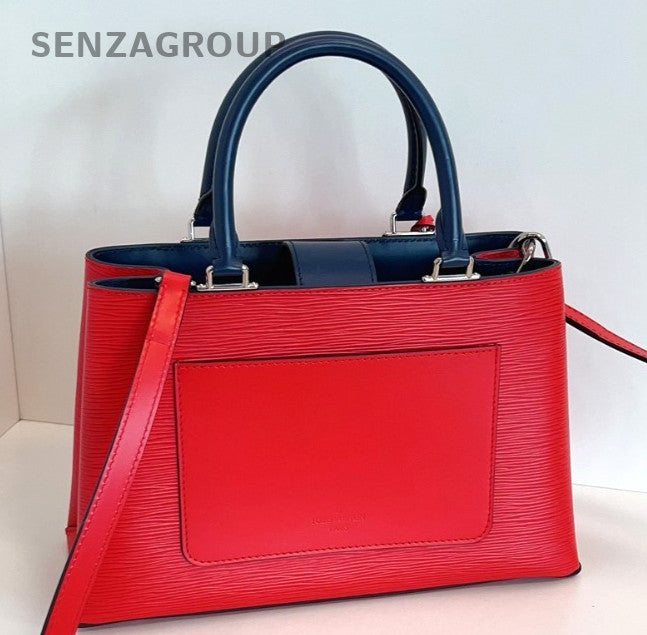 Louis Vuitton Kleber Epi Leather Top Handle 2WAY Shoulder bag Red Women