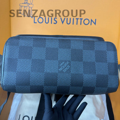 Louis Vuitton Damier Graphite Campus Backpack Grey Silver Unisex Classic
