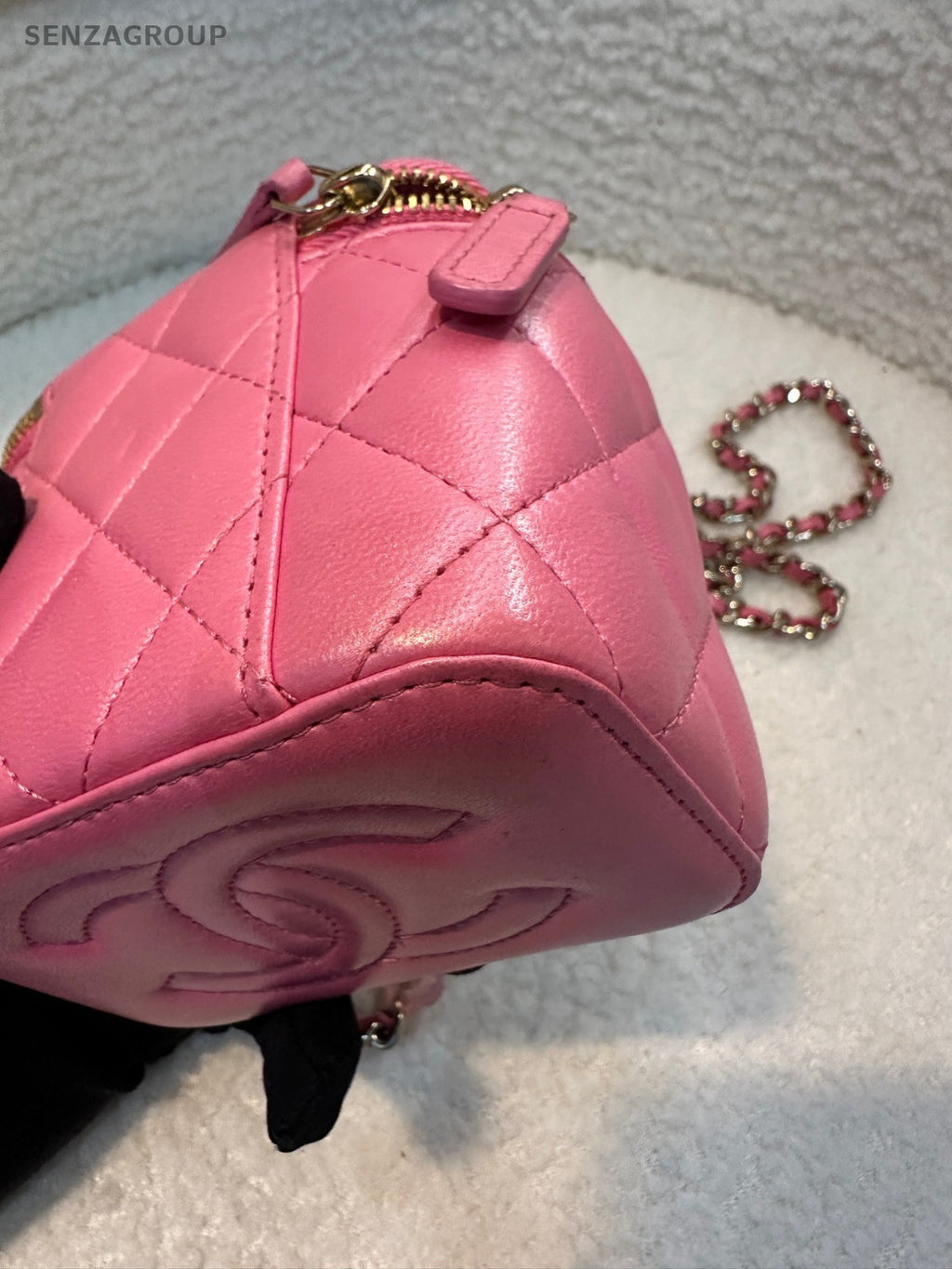 CHANEL Vanity Box Sweet Series Chain Shoulder bag Crossbody Pink Women