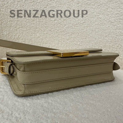 Dior Gray Gold Buckle Shoulder Bag Fashion Women