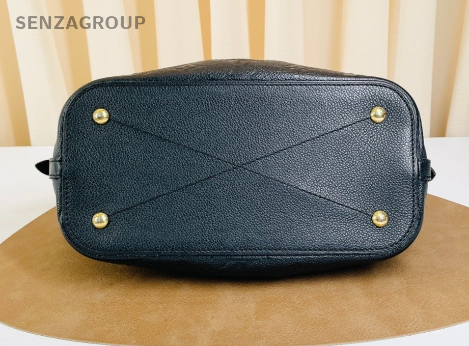 Louis Vuitton Monogram Empreinte Tote 2way Shoulder Handbag Women Black
