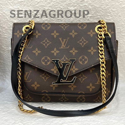 Louis Vuitton Passy Monogram Messenger Chain Crossbody Bag Classic Women
