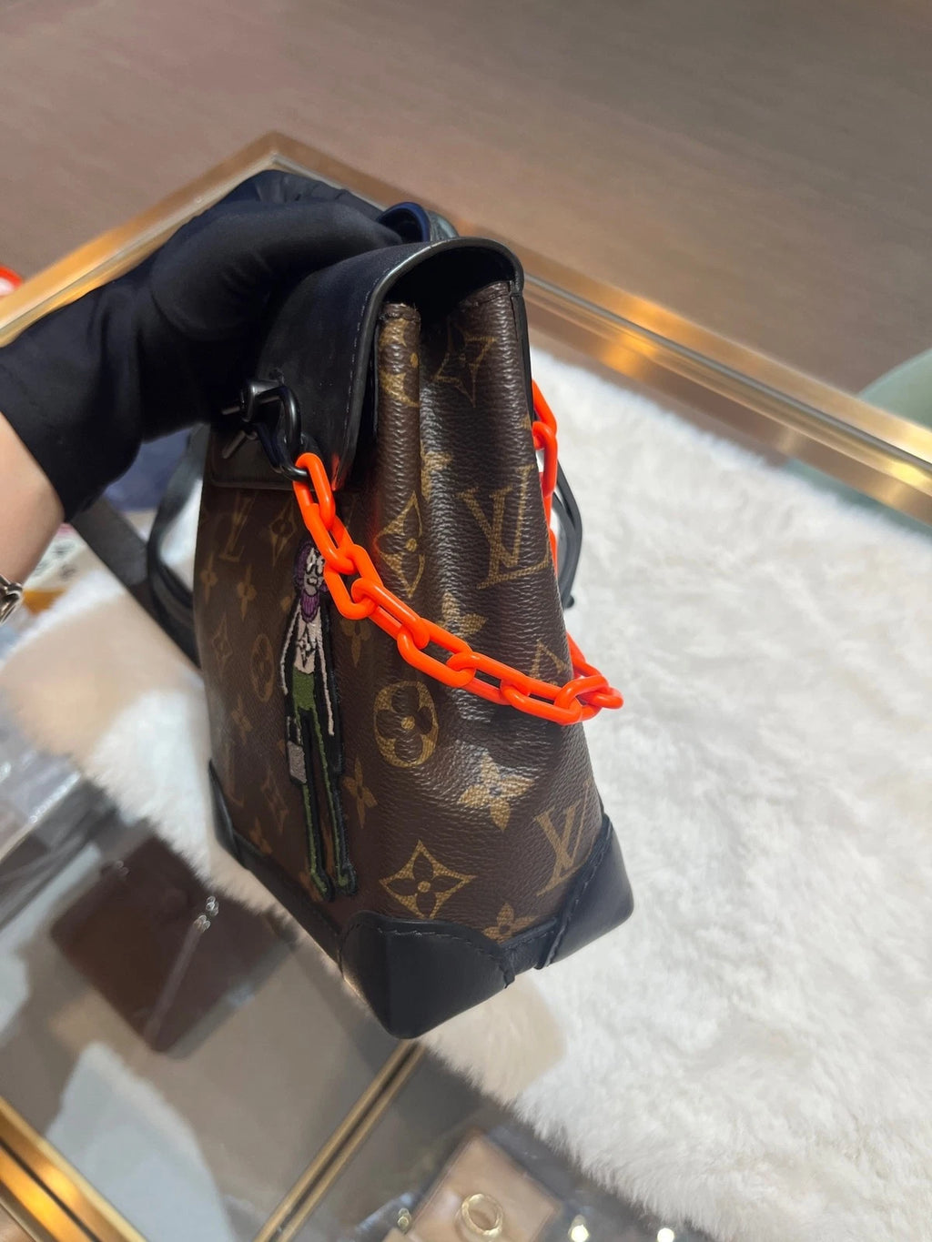 Louis Vuitton Steamer XS Nano Monogram Canvas Crossbody Shoulder Bag