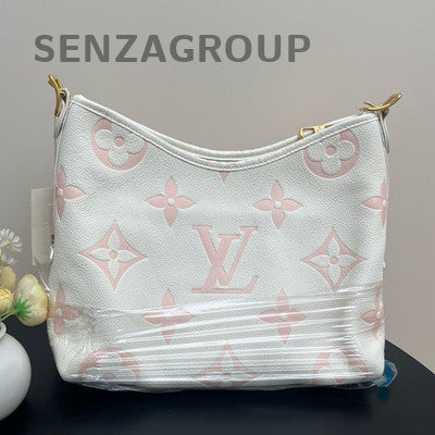 Louis Vuitton Carryall PM Monogram White Gold Shoulder Bag Women