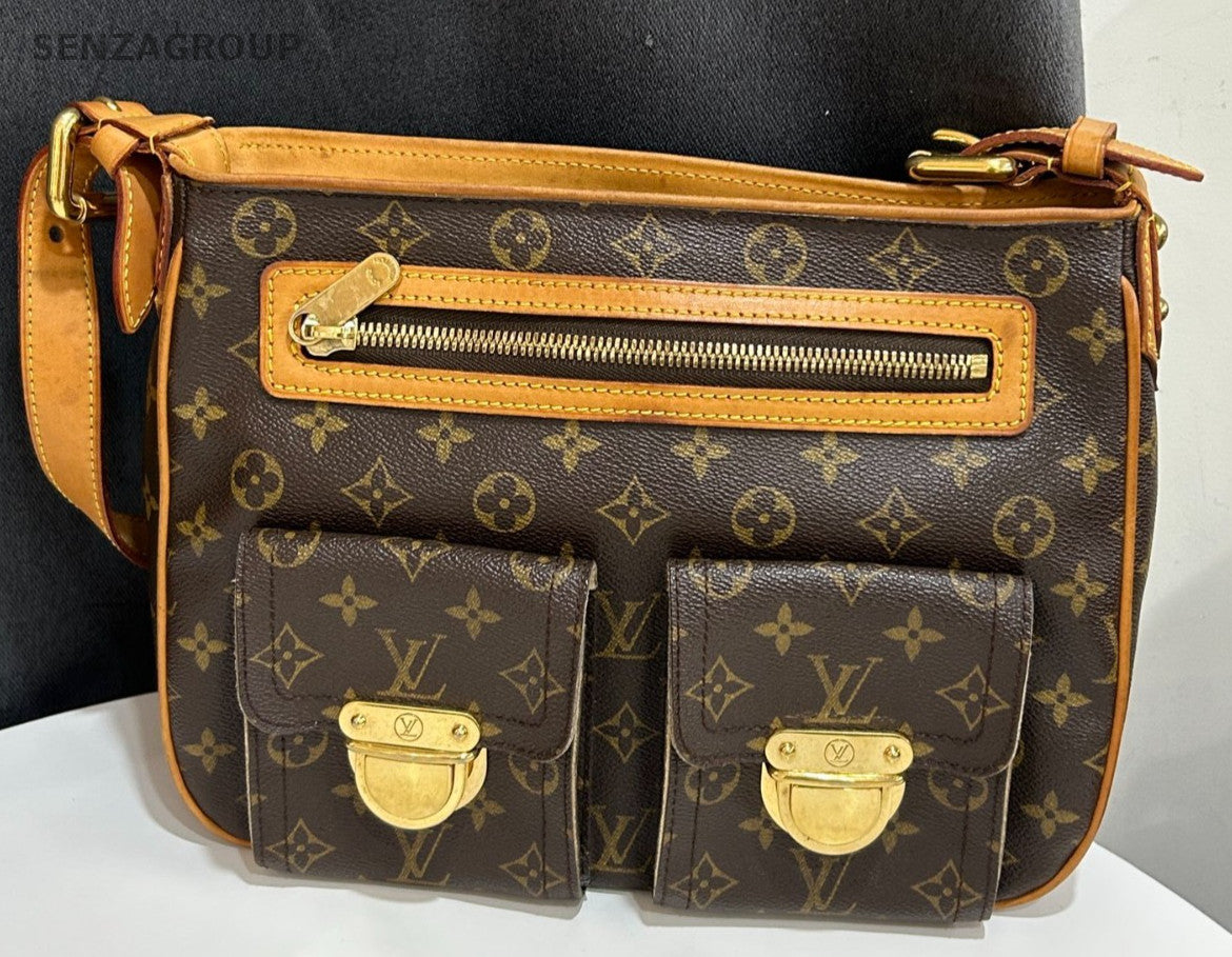 Louis Vuitton Manhattan Monogram Shoulder bag Vintage Brown