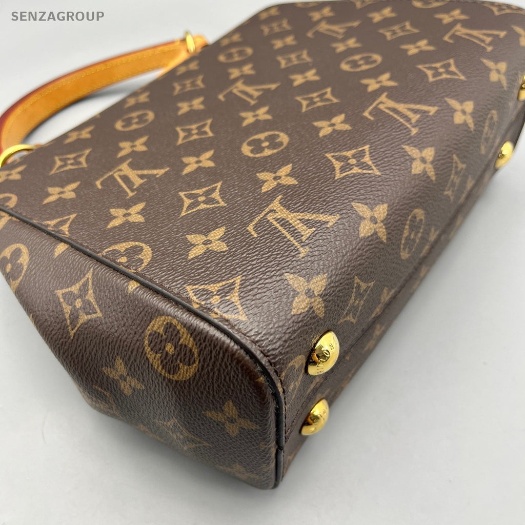 Louis Vuitton Cluny bb PM Monogram Top Handle 2way Shoulder bag Brown Women
