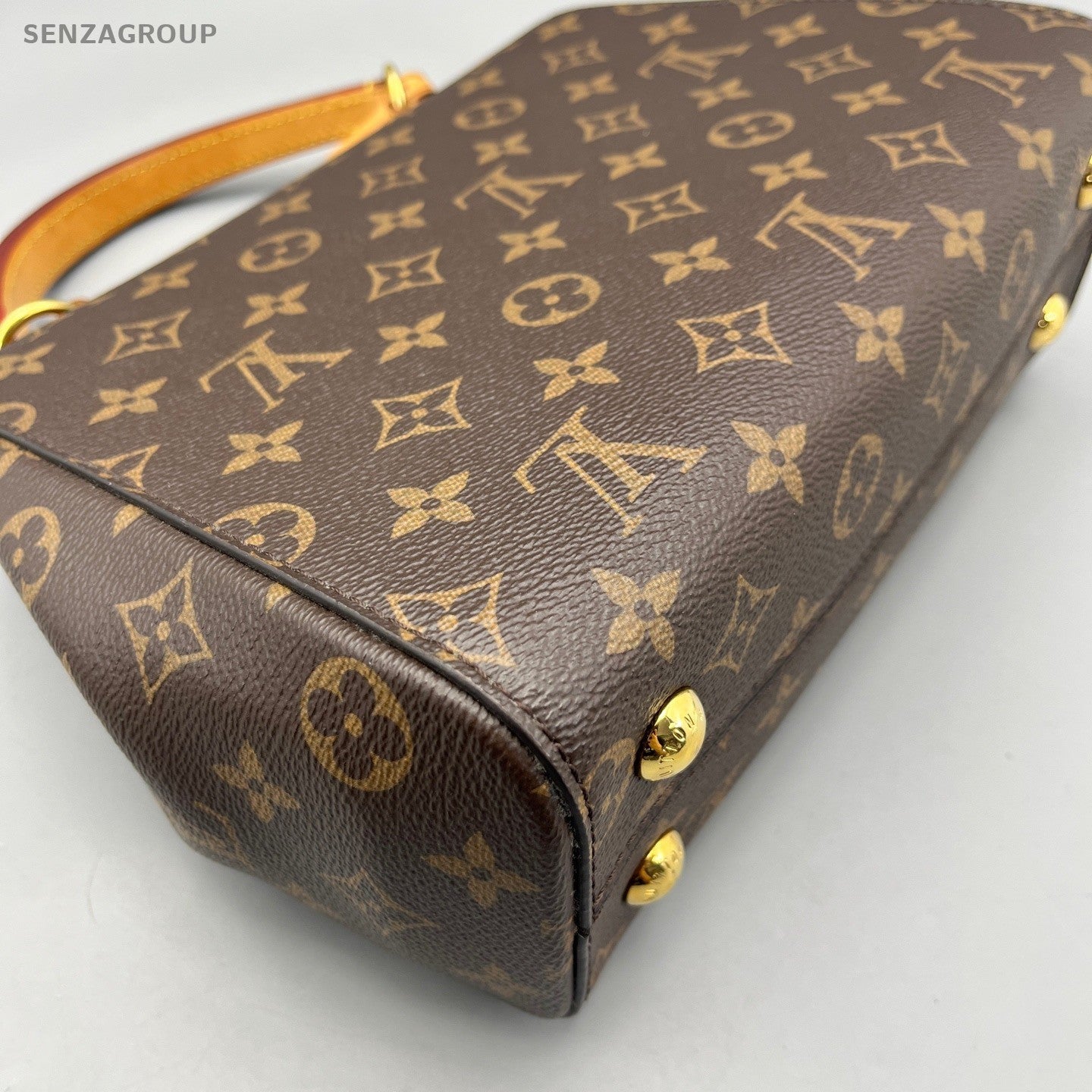 Louis Vuitton Cluny bb PM Monogram Top Handle 2way Shoulder bag Brown Women