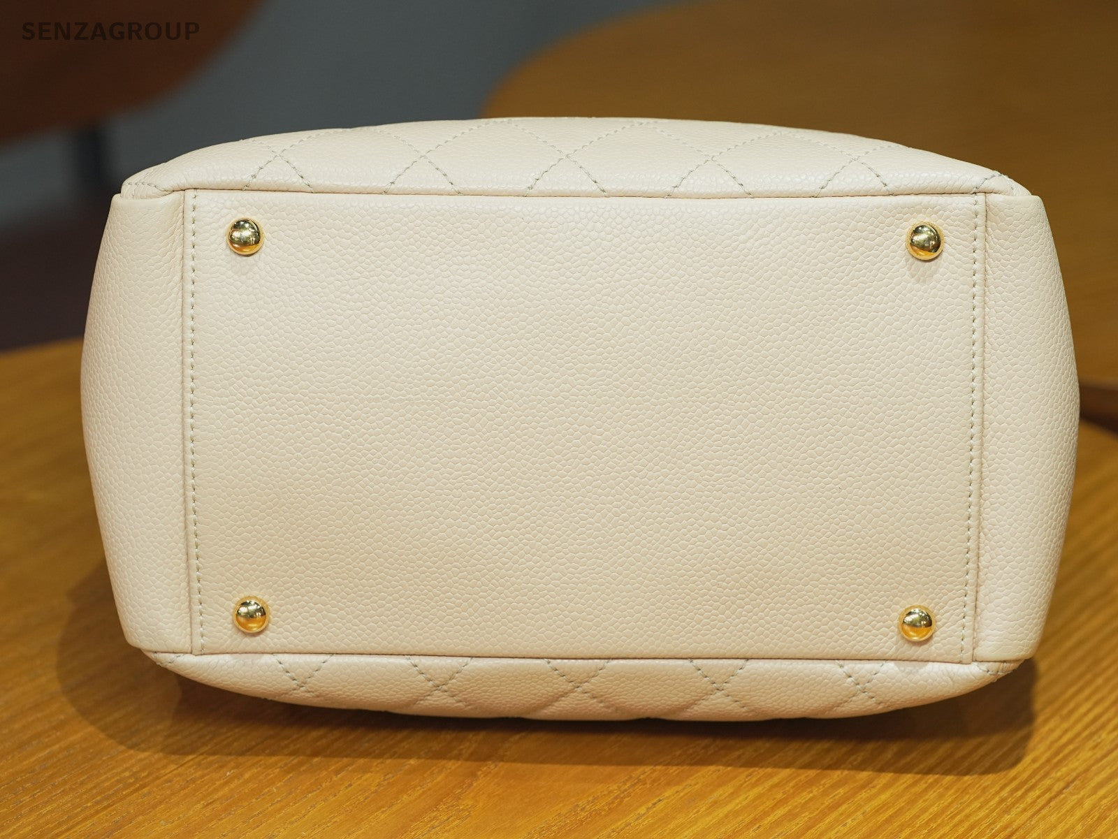 CHANEL Petite timeless Light pink Quilted Caviar Shoulder Handbag