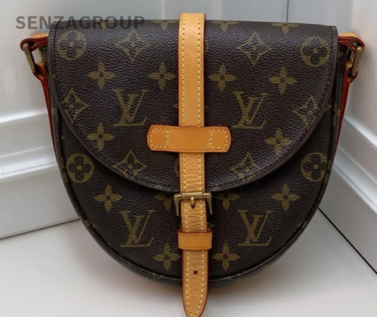 Louis Vuitton Monogram Shoulder Crossbody Bag Brown Women Photography Accessory