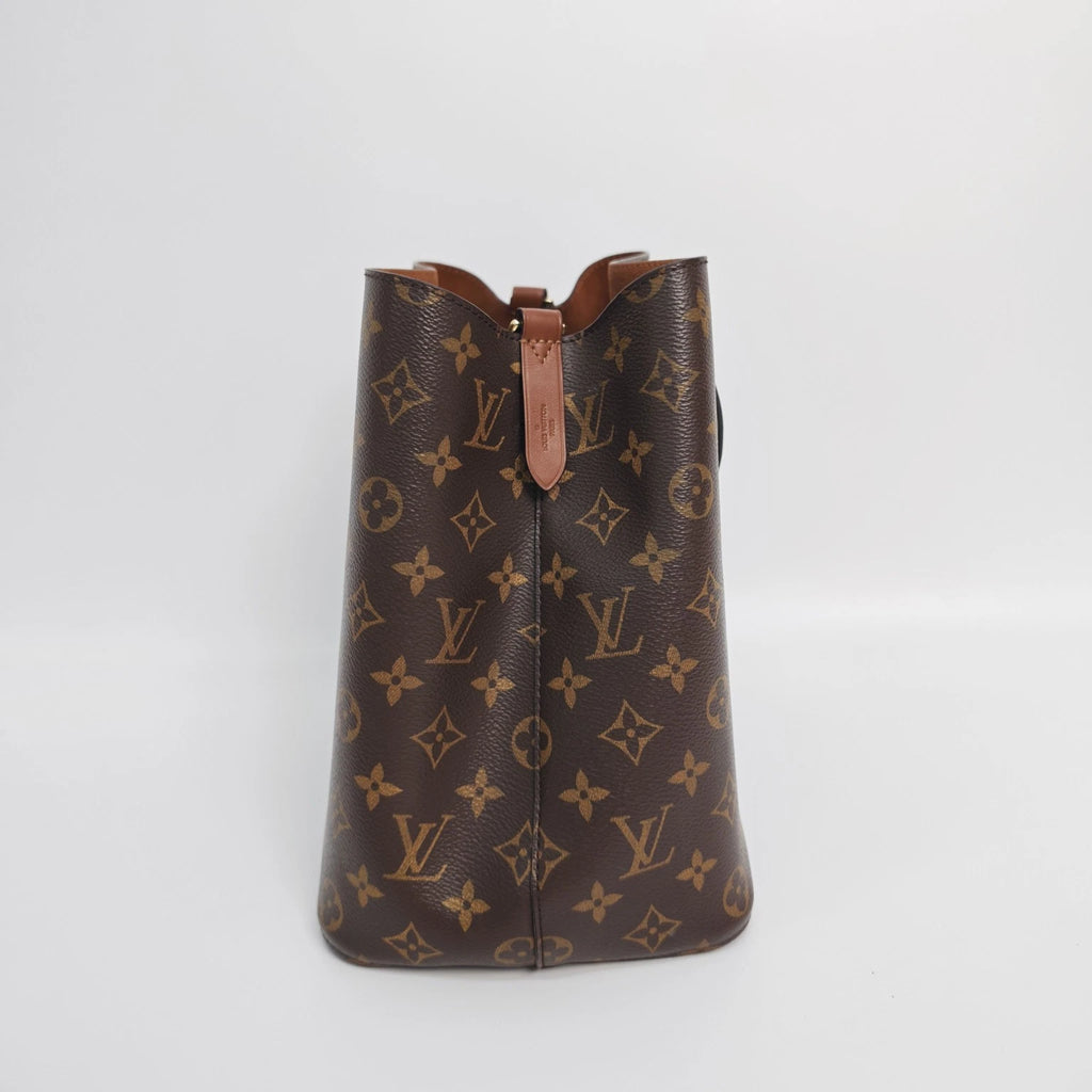 Louis Vuitton NeoNoe Monogram Brown Canvas Medium Bucket Bag For Women