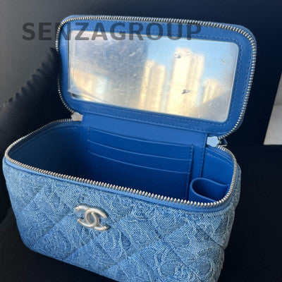 Chanel Denim Long Box Chain Shoulder Crossbody Bag - Classic Women's Fashion