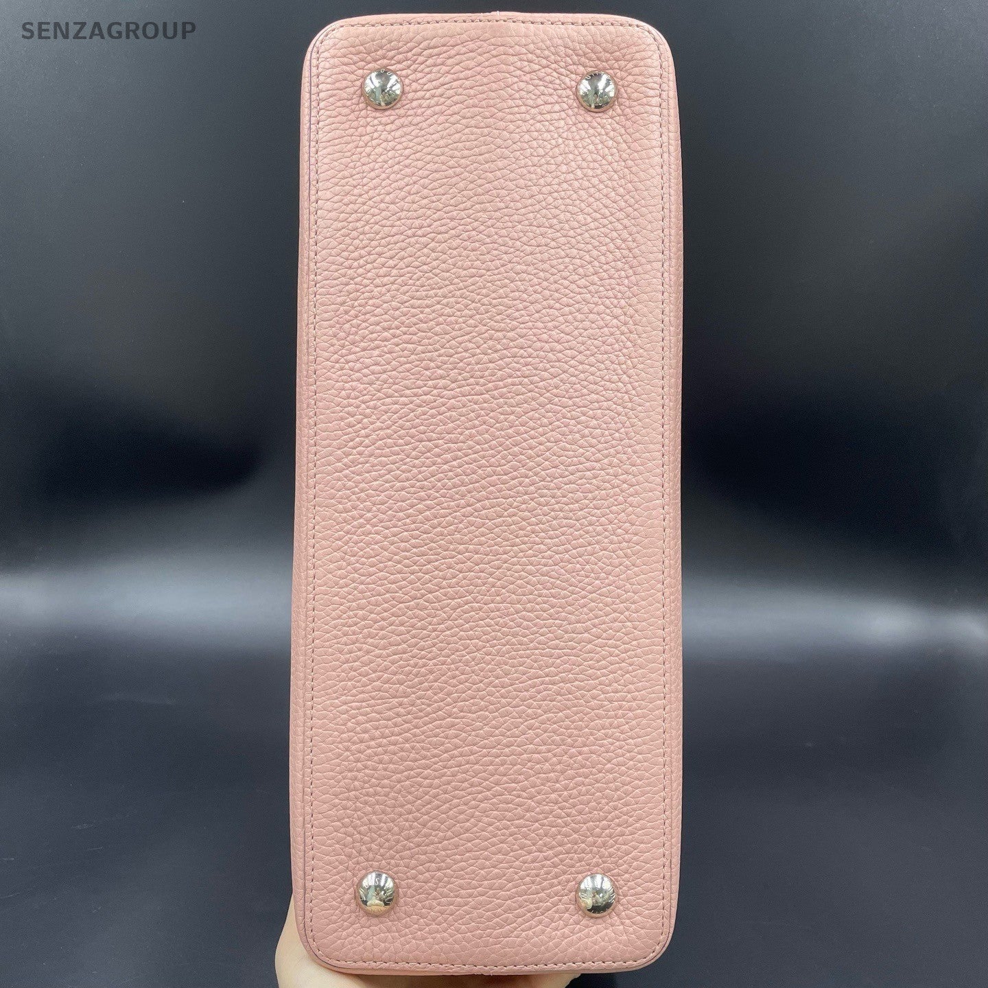 Louis Vuitton Capuciness GM Top Handle Bag Pink Gold Women Classic Fashion
