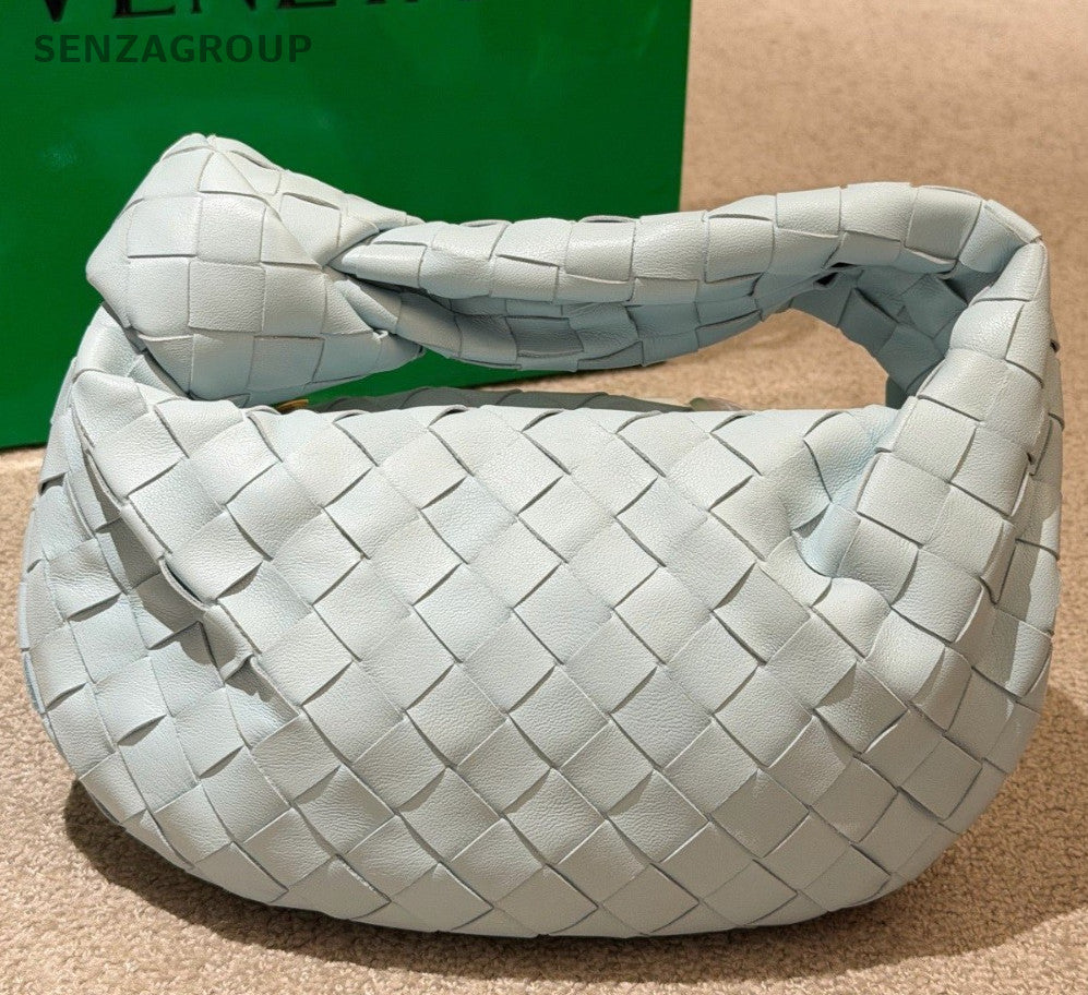 Bottega Veneta Jodie Mini Hobo Top Handle Bag Blue Women Classic