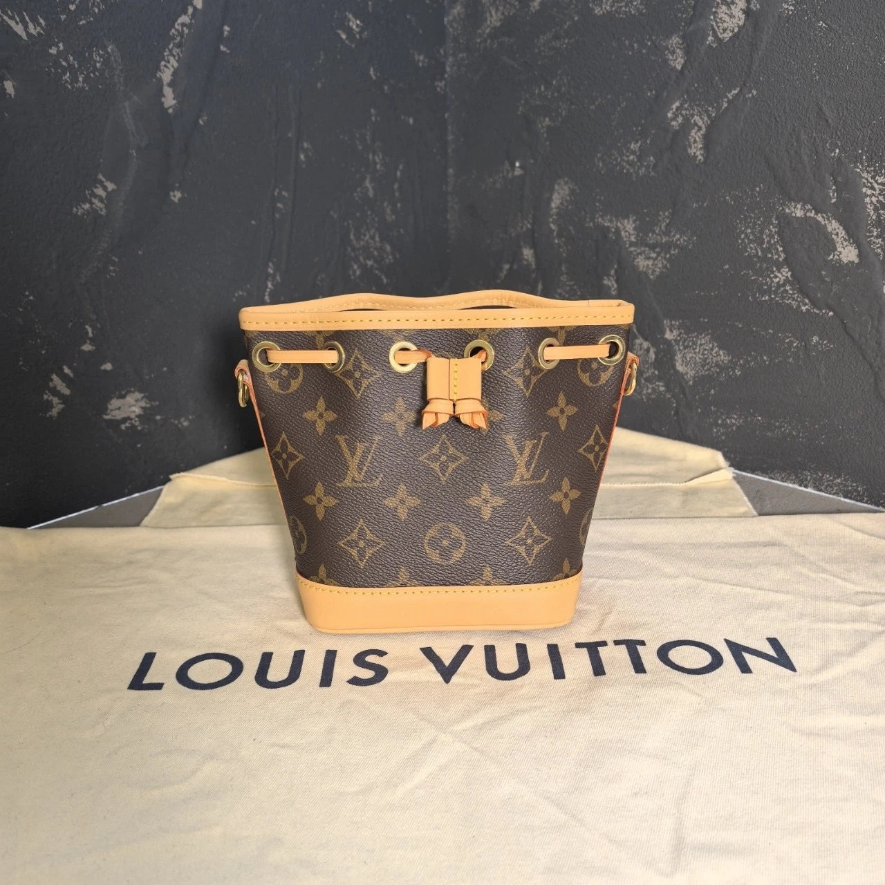 Louis Vuitton Nano Neo Canvas Bucket Crossbody Bag For Women