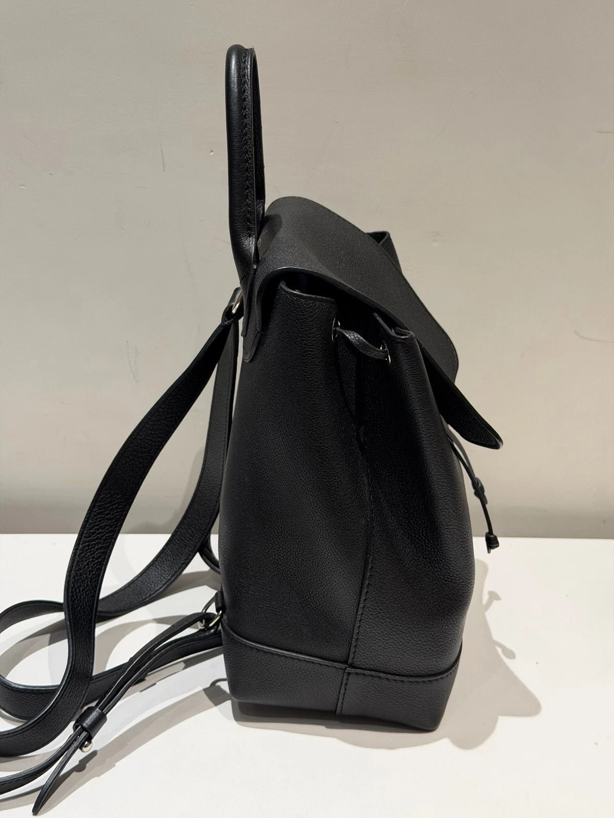Louis Vuitton Lock Me Backpack Black Silver Unisex Adults Classic