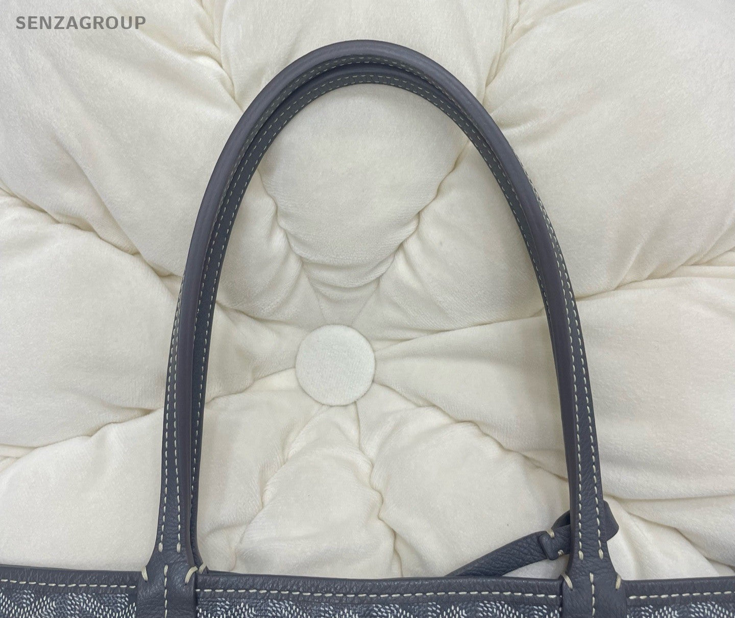 Goyard Tote PM Handbag Shoulder Bag Gray Used Women Classic