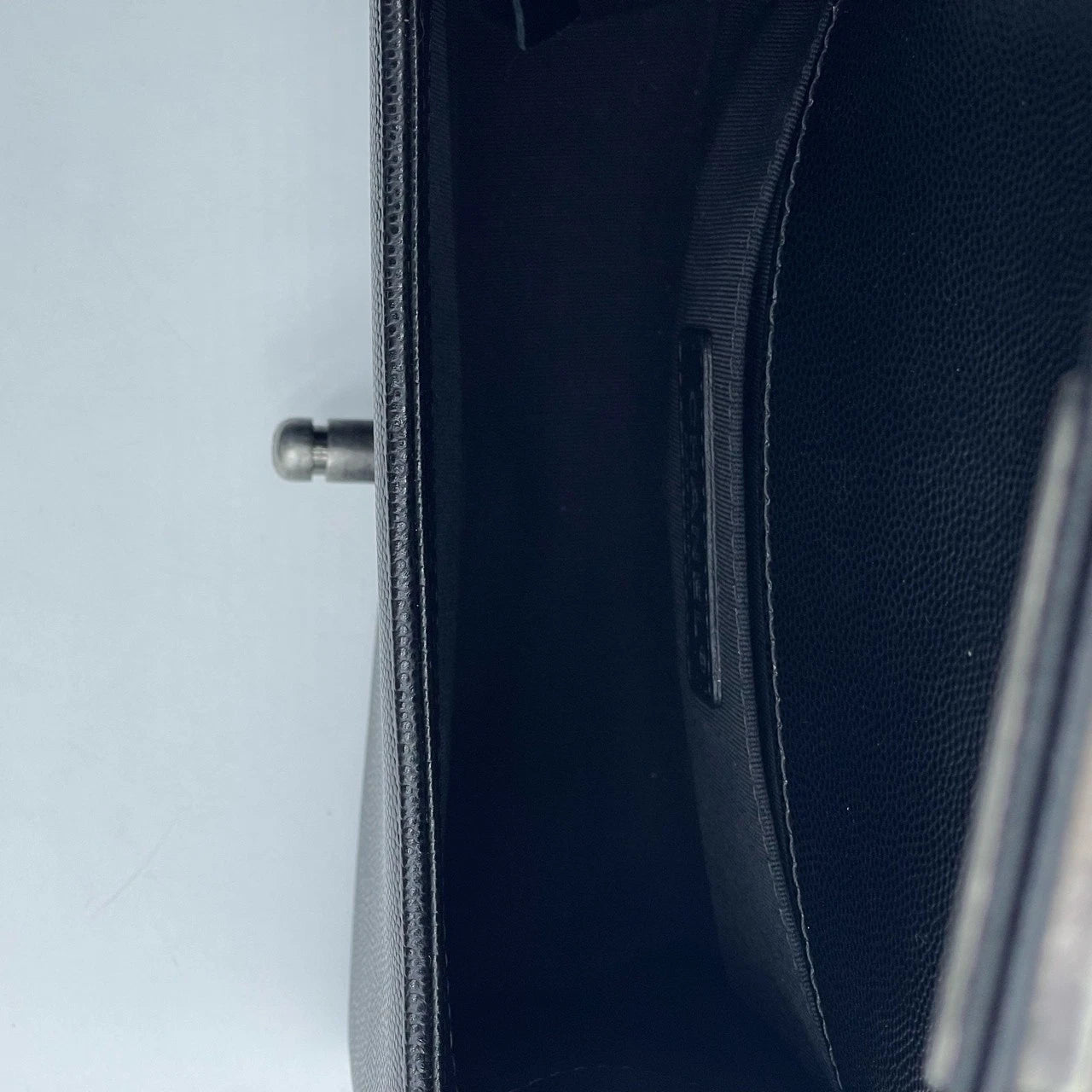 CHANEL Pre-owned Black Small Calfskin Flap Crossbody Shoulder Bag For Women