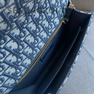 Dior Montaigne 30 Black Gold Shoulder Bag Classic Women's Fashion