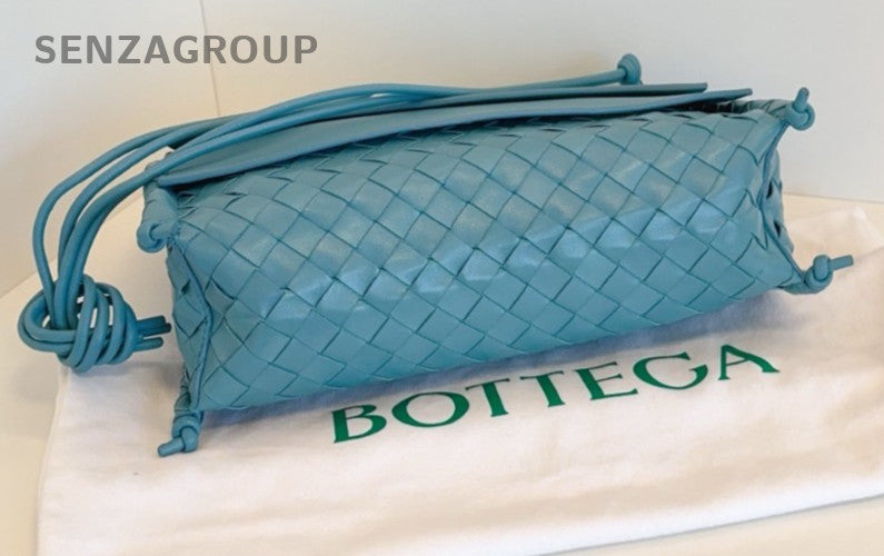Bottega Veneta Weaving Shoulder bag Macaron blue Crossbody Almost Brand NEW