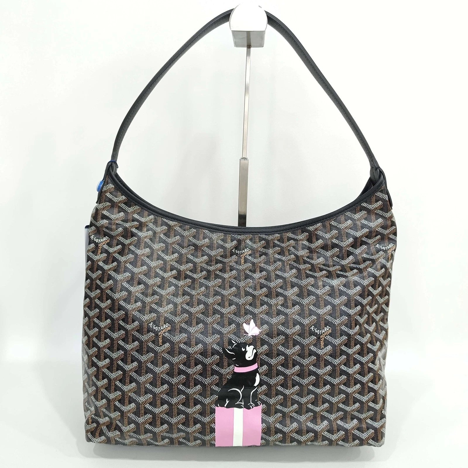Goyard Canvas Hobo Shoulder Bag For Women