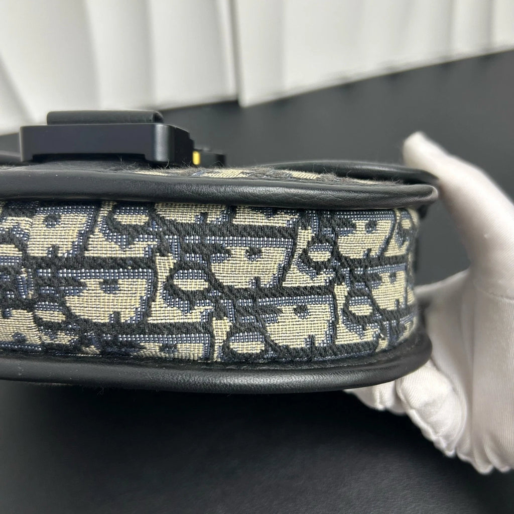 Dior Saddle Monogram Canvas Shoulder Bag Excellent