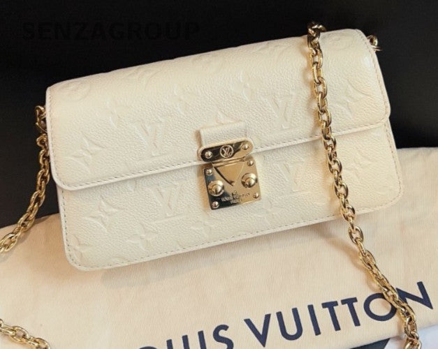 Louis Vuitton Wallet On Chain Metis Shoulder Bag Crossbody White Gold Women