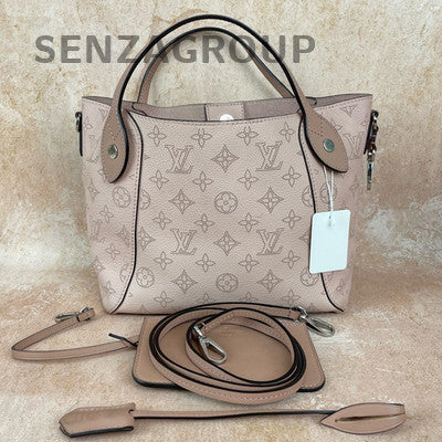 Louis Vuitton Hina Pink Tote Bag with Detachable Pouch - Women's Fashion
