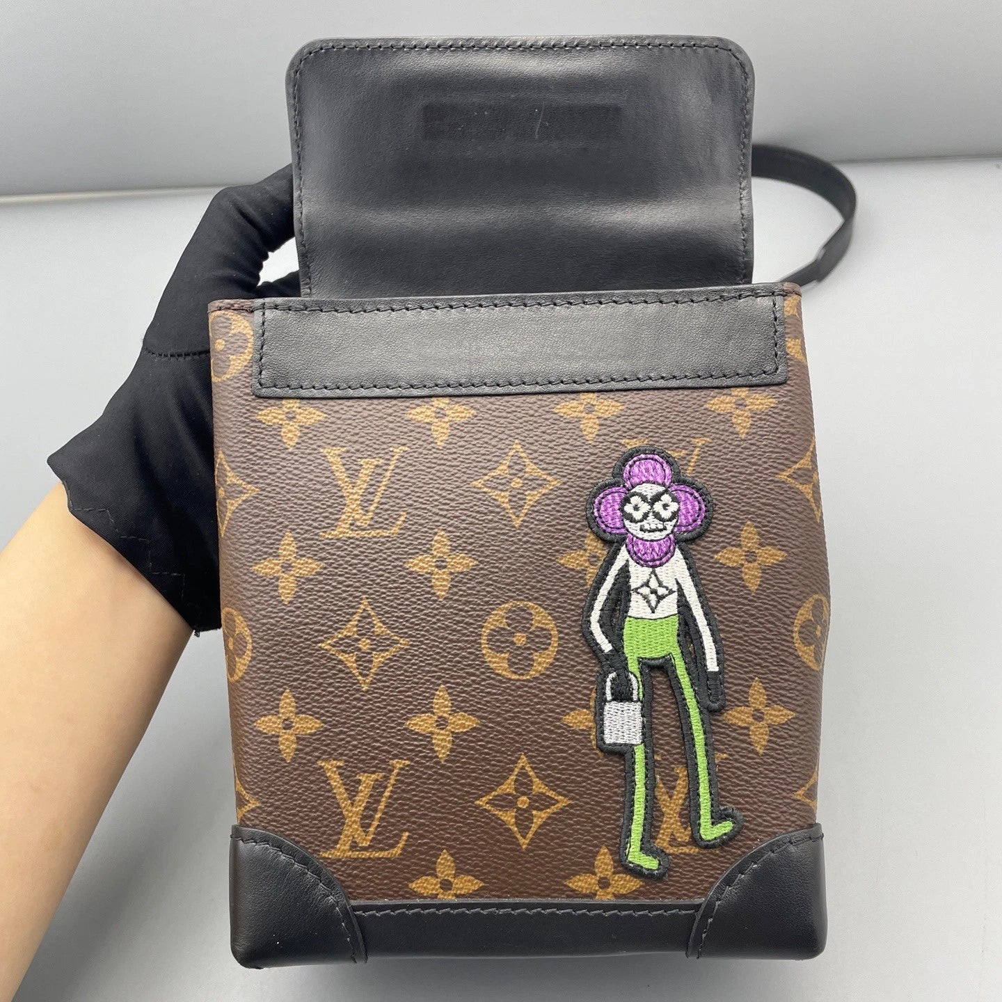 Louis Vuitton Steamer Backpack Monogram Canvas Top Handle Bag Brown Women