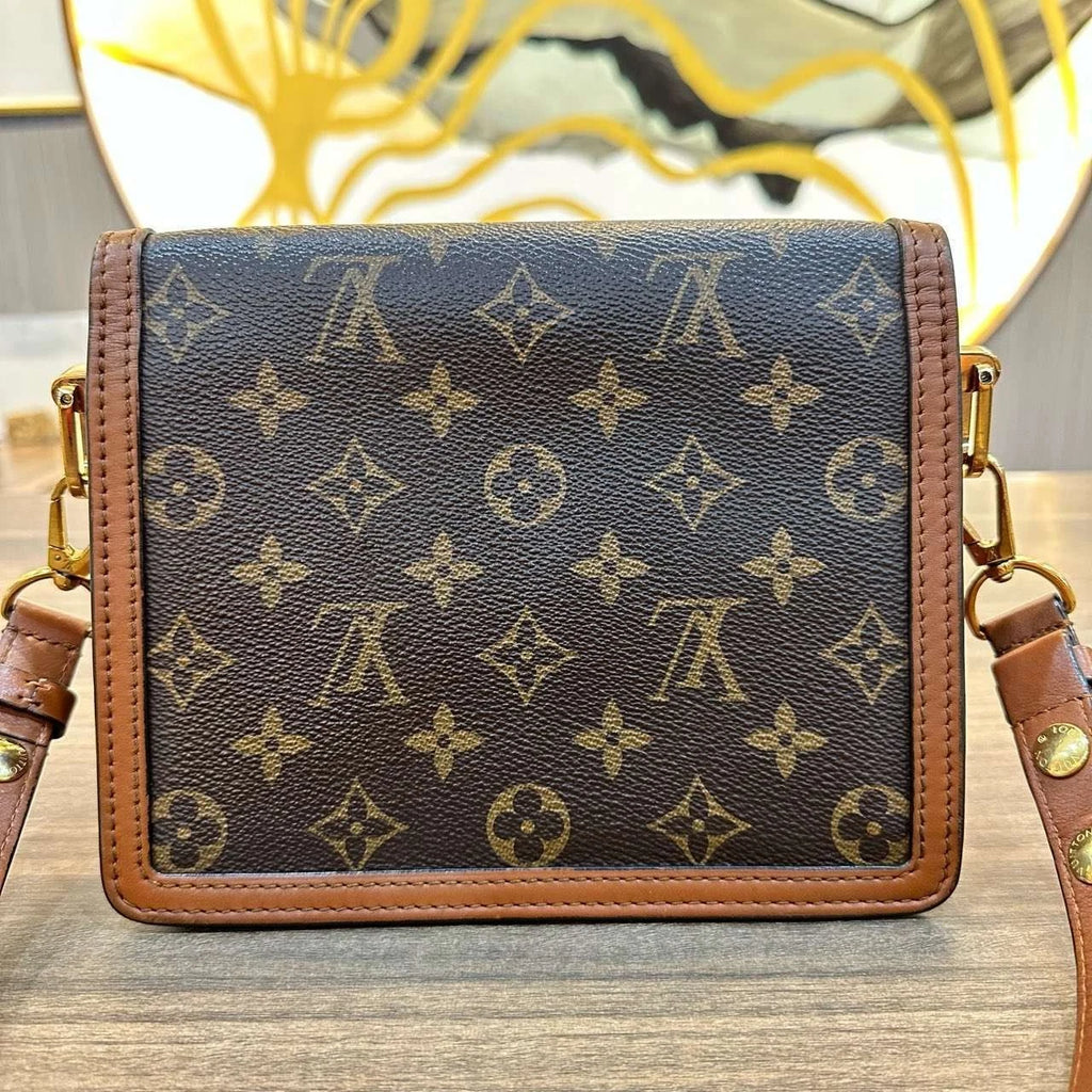 Louis Vuitton Dauphine Small Canvas Shoulder Bag For Women