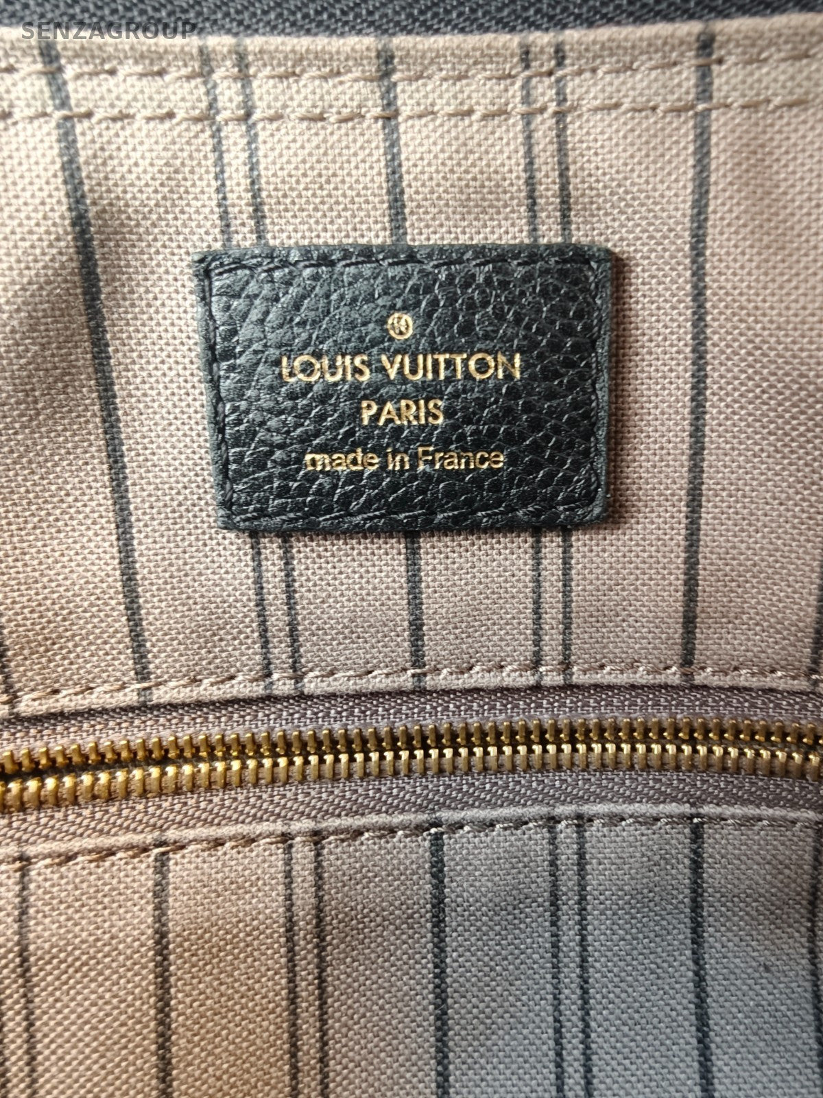 Louis Vuitton Speedy Monogram Top Handle Bag Crossbody Black Gold Women Classic