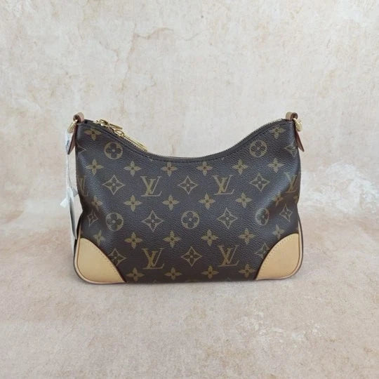 Louis Vuitton Boulogne Monogram Canvas Shoulder Bag Crossbody Excellent