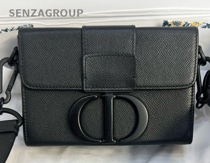 Christian Dior BOX So Black 2Way Shoulder Bag Crossbody Unisex Adults Classic