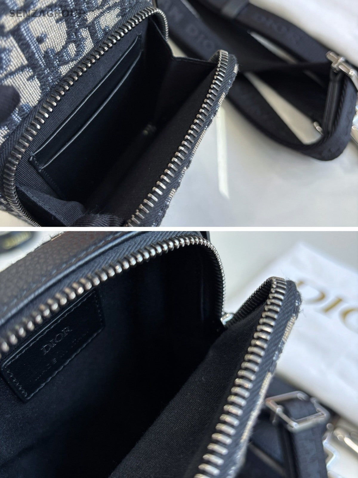 Christian Dior  Rider Oblique Camera Bag Shoulder Crossbody Bag Black