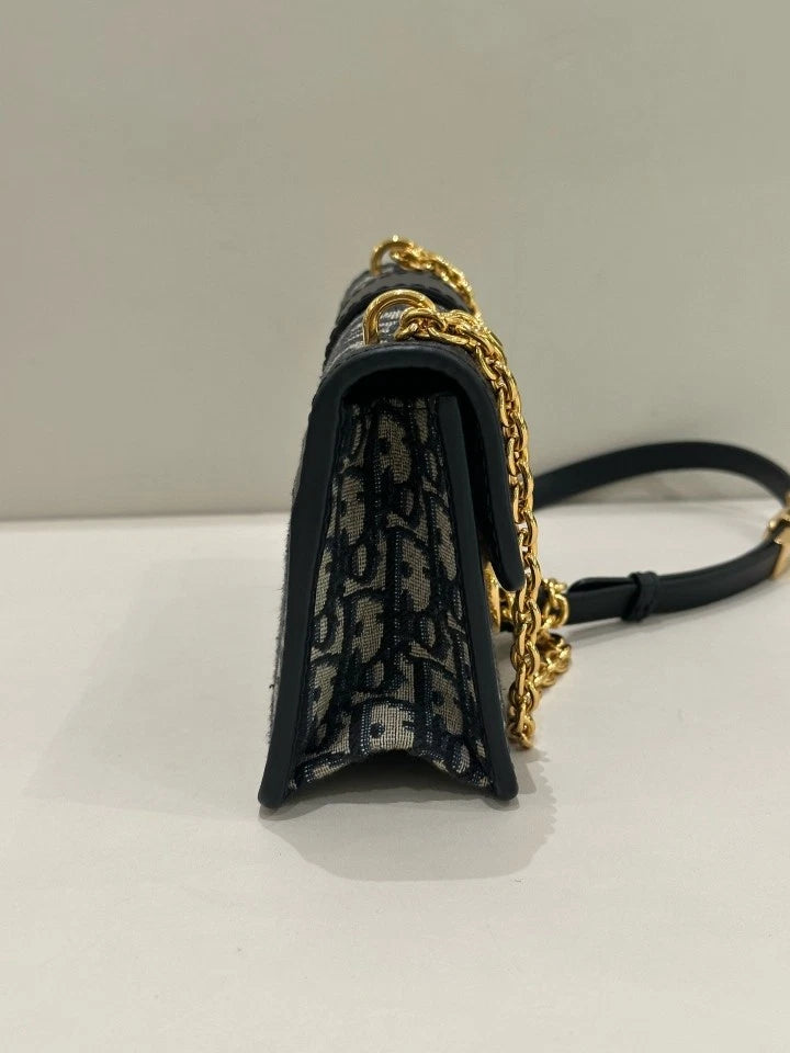 Authentic Dior Montaigne Small Chain Shoulder Bag For Women
