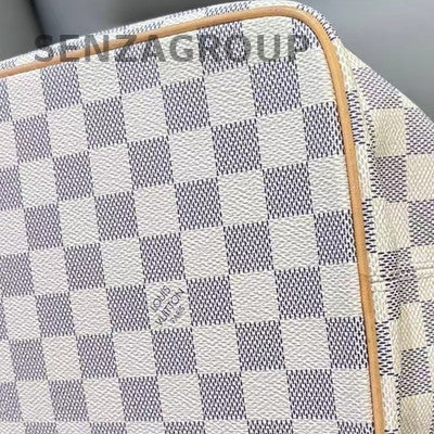 Louis Vuitton Saleya Handbag Shoulder Bag White Orange Women Classic Fashion