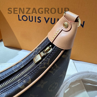 Louis Vuitton Brown Gold Chain Shoulder Bag - Classic Women's Fashion