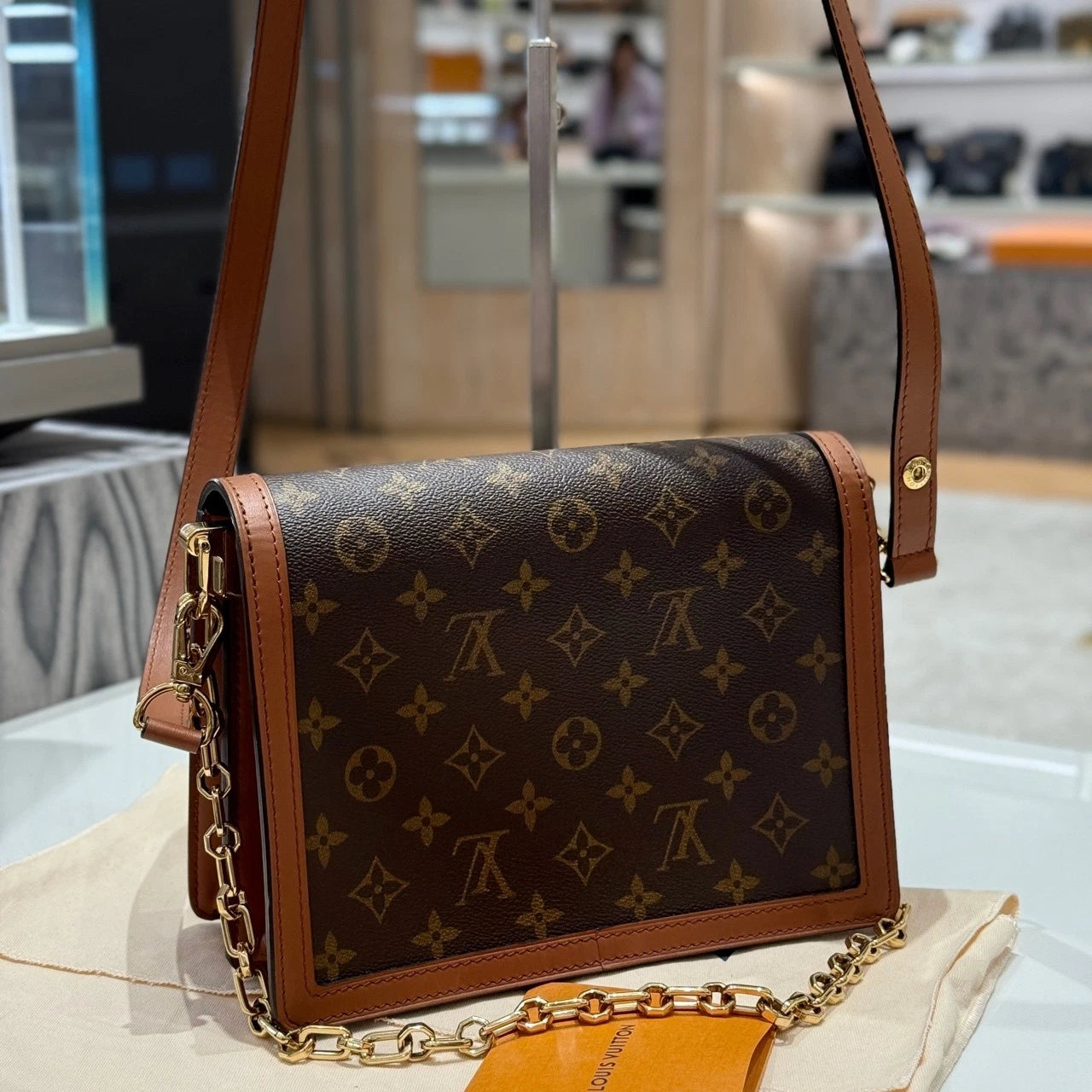 Louis Vuitton Daphne Medium Color-block Shoulder Crossbody Bag For Women