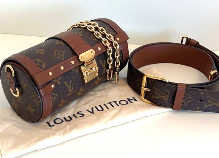 Louis Vuitton papillon trunk Chain Strap Shoulder bag Crossbody Almost Brand NEW