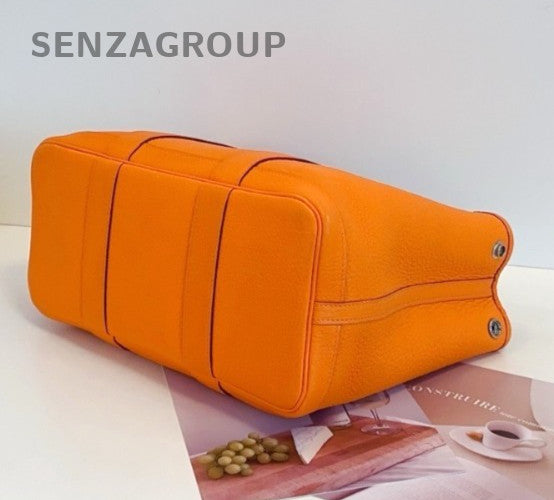 Hermes gp30 garden party Top Handle Shoulder Bag Women Orange