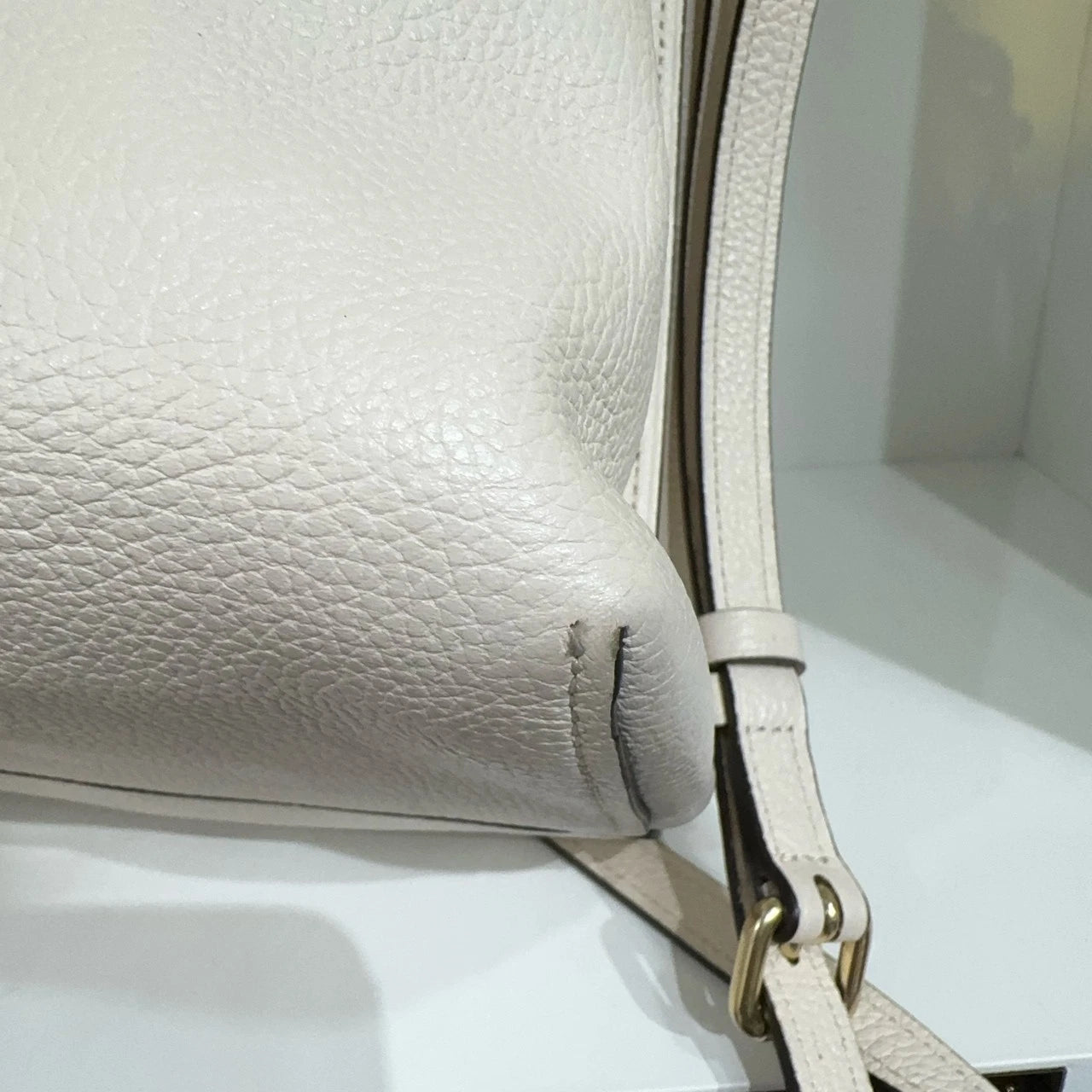 COACH Charlie 26 Polished Pebble Leather Bucket Bag For Women