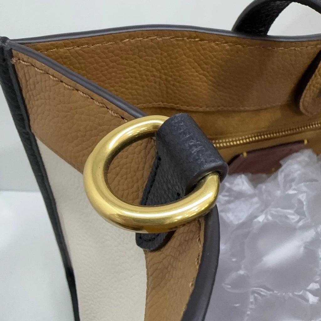 Coach Field 30 Embossed Logo Leather Tote Bag For Women
