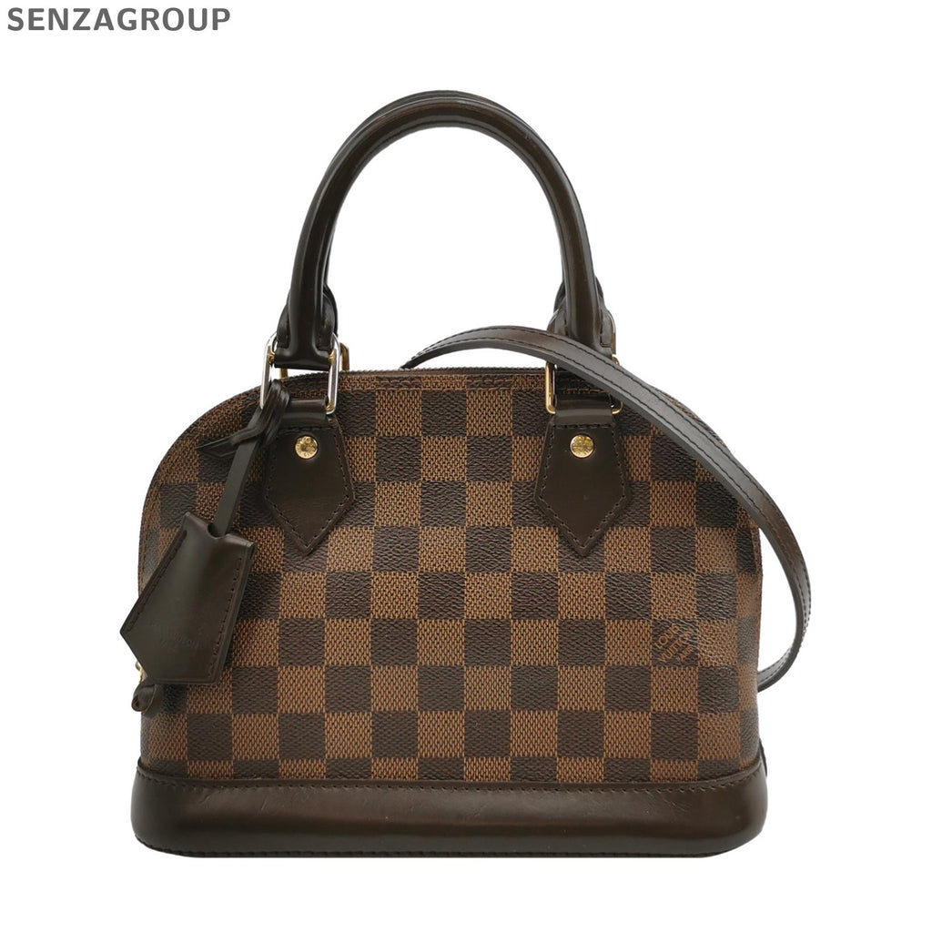 Louis Vuitton Alma PM Damier Ebene Brown Shoulder Bag - Classic Women's