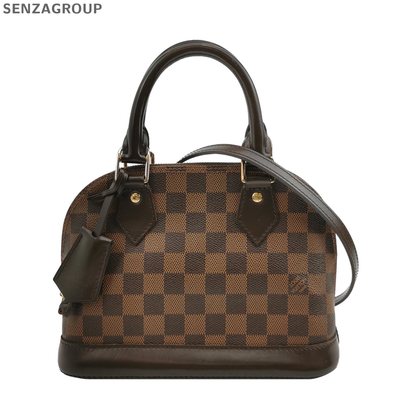 Louis Vuitton Alma PM Damier Ebene Brown Shoulder Bag - Classic Women's