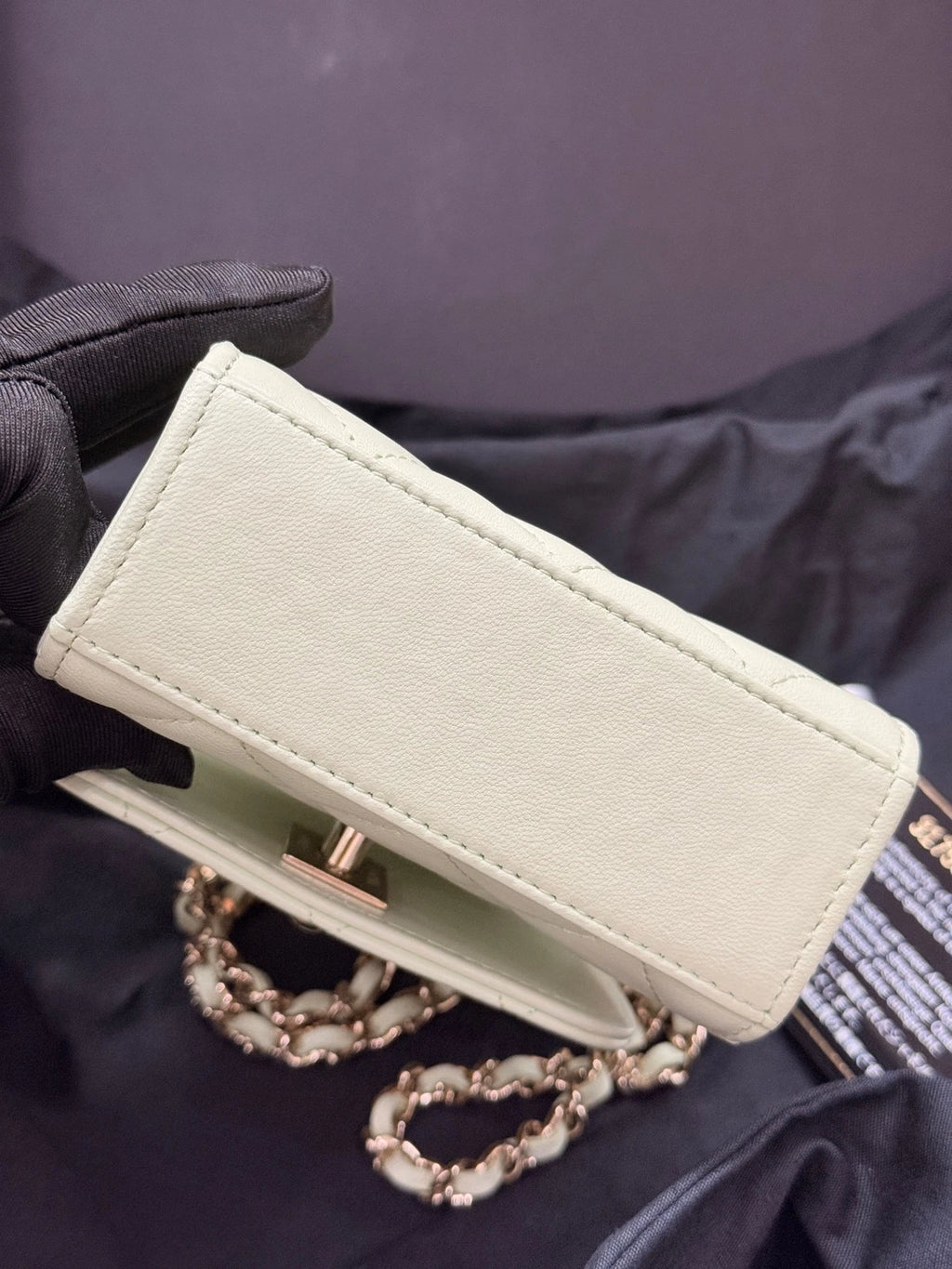 CHANEL Mini Trendy CC WOC Crossbody Bag Lambskin For Women